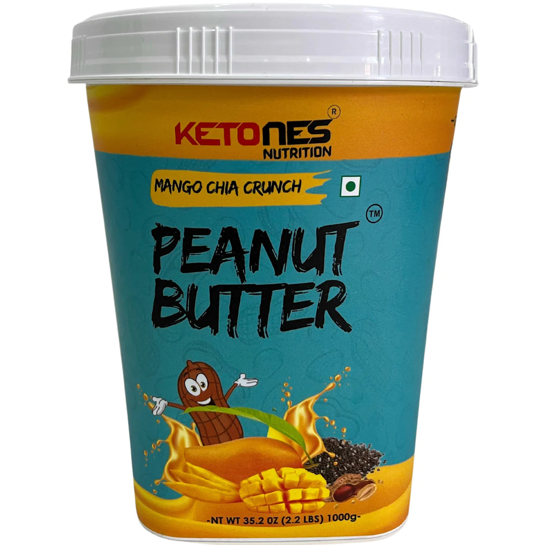 Ketones Nutrition's Mango Chia Crunch Flavor Peanut Butter